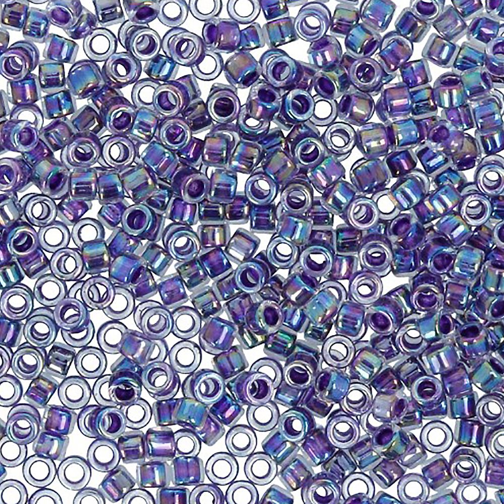 Бисер Toho 11/0 Treasure 1 (1.6 мм), 5х5 г, 0774 сине-фиолетовый/радужный