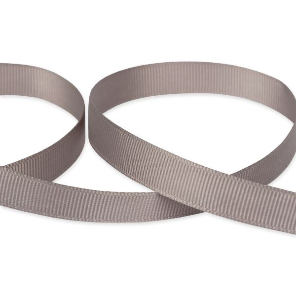 Лента репсовая (в рубчик) 12.0 мм / 45.5 метра, 125 серый, Gamma GR-12