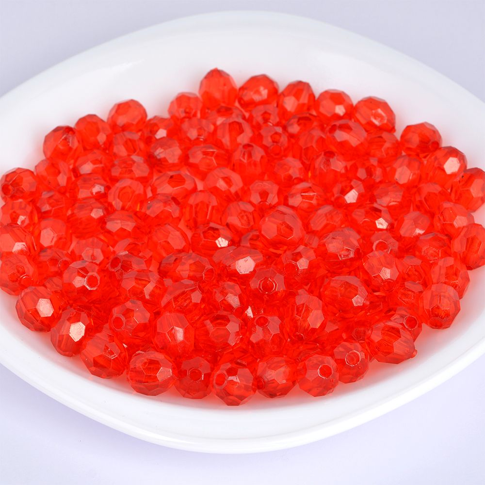 Бусины акрил ⌀8 мм, цв.04 красный, MG.3240-04, уп.500 г, Magic4Hobby Бусины акрил ⌀8 мм, цв.04 красный, MG.3240-04, уп.500 г, Magic4Hobby