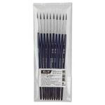 Кисть белка круглая №04, 10 шт, короткая ручка, Vista-Artista 10211-04