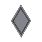 Термоаппликация светоотражающая Ромб, 65х40 мм, LA426, 3 шт