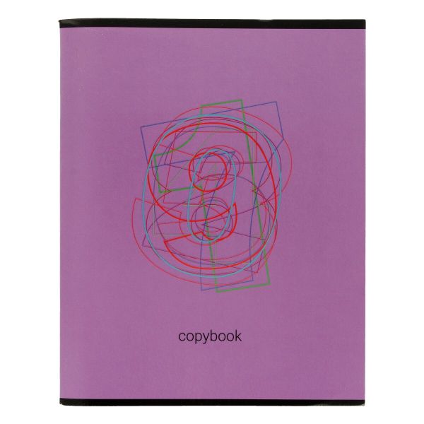 Тетрадь Шрифты A5 96 л. на скобе 60 г/м², 6 шт, клетка, SVT 961221 02 фиолетовый, Светоч