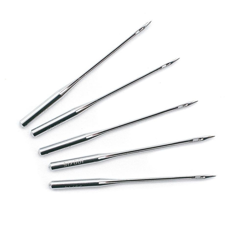 Иглы для швейных машин для кожи 130/705 H LL, №80-100, 5 игл, Pony