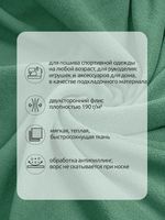 Флис 2-сторонний 190 г/м², 150 см / 10 метров, TBY-0059-004.10, цв.S004 полынь