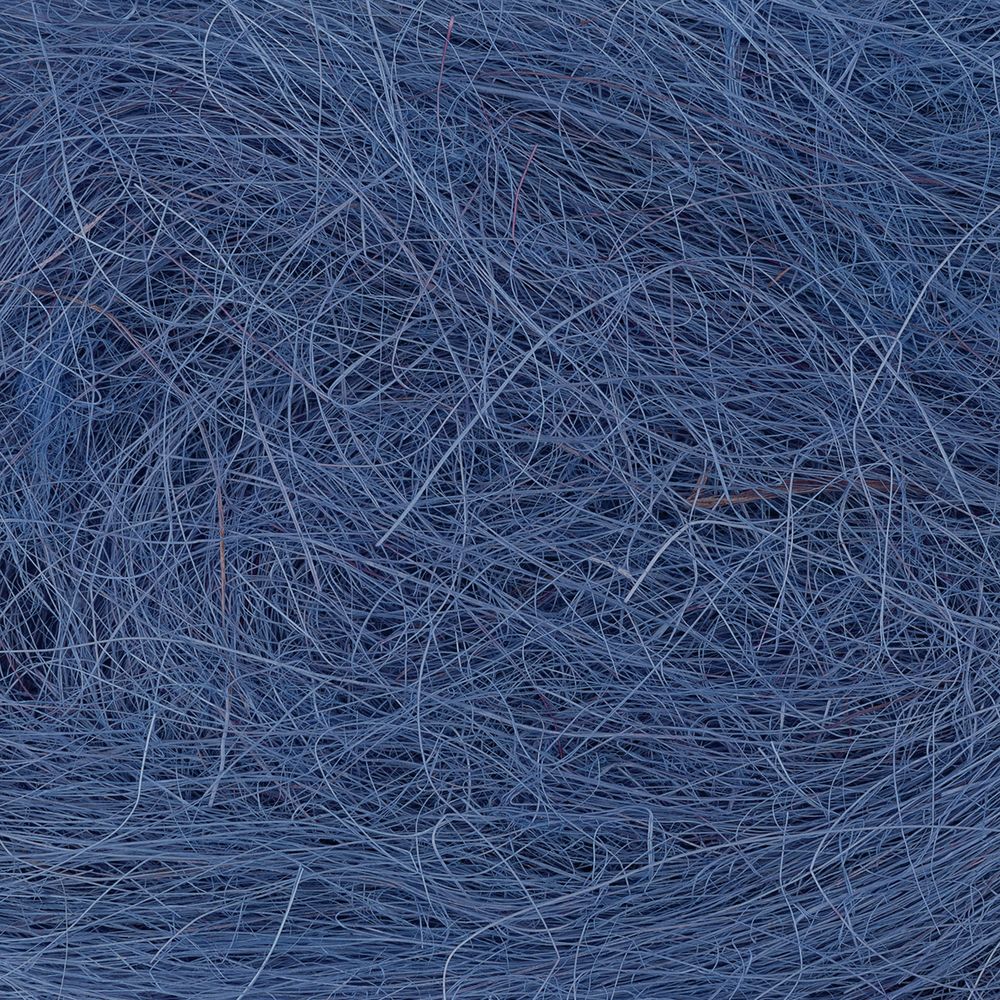 Сизалевое волокно 20 г,±3 г, голубой, Blumentag BHG-20