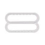 Рамки-регуляторы для бюстгальтера пластик 20.0 мм, прозрачный, 100 шт, 512352-2