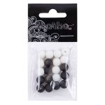 Бусины стекло ⌀8 мм, 100 шт (5х20 шт), №01 ассорти, Zlatka LVBD-02