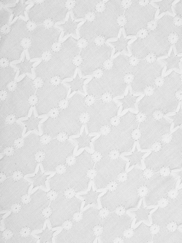 Ткань шитьё (прошва) 100 г/м², 150 см / 2 метра, TBY.Emb.8228.1.2, цв.01 белый