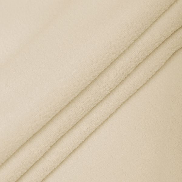 Флис 2-сторонний 190 г/м², 150 см / 2 метра, TBY-0059-103.2, цв.F103 молочный