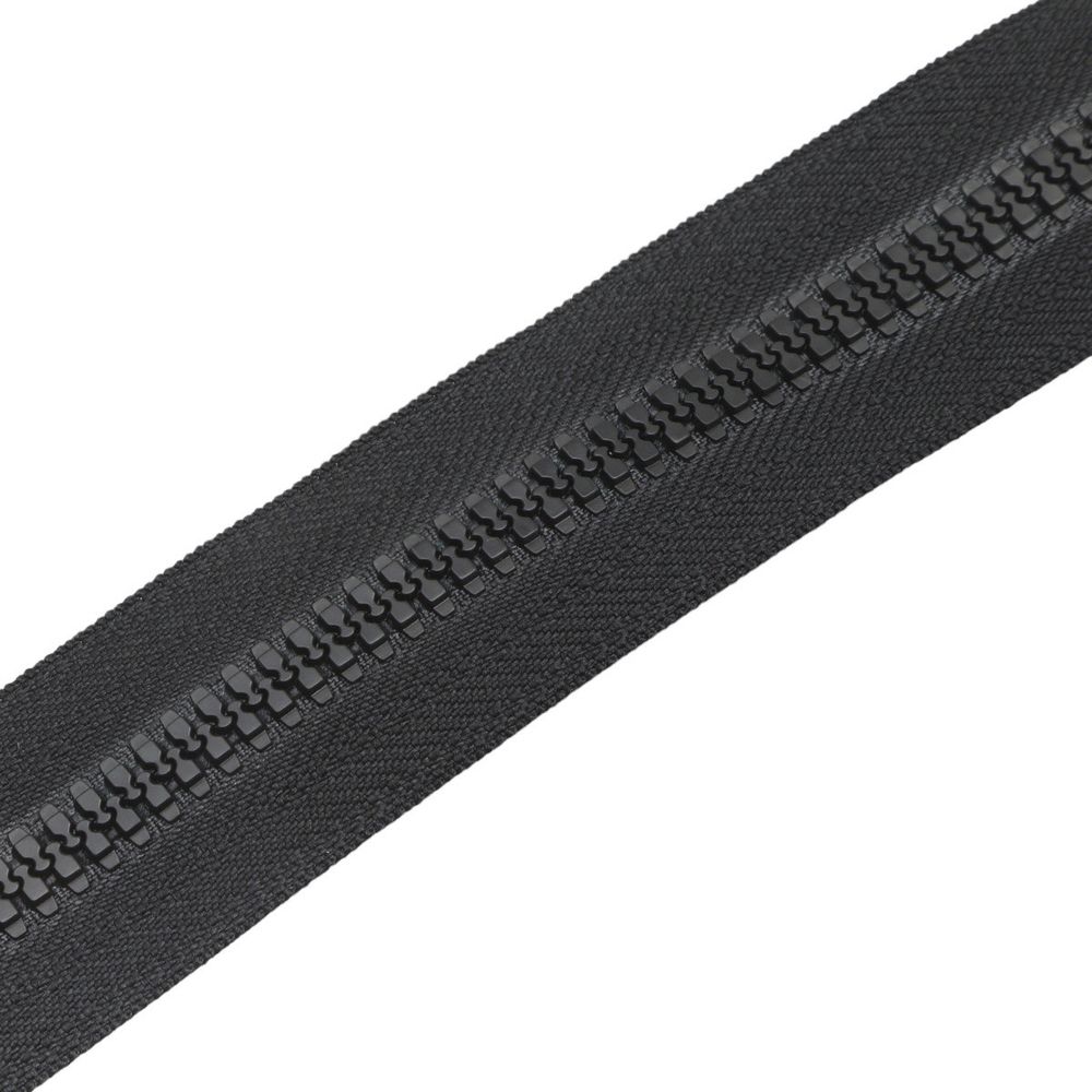 Молния трактор Arta Т6 (6 мм) 1 зам., разъем., 70 см, с реверсным замком, цв. 077 черный, 1 шт