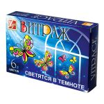 Краска по стеклу Витраж светящийся, 6 цв