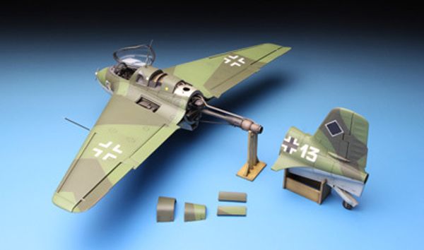 Модель сборная: самолет /РП/, Messerschmitt Me163B Komet Rocket-Powered Interceptor 1/32, Meng QS-001