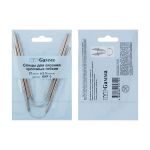 Спицы чулочные металл гибкие ⌀3.5 мм, 21 см, никель, Gamma KNF-3