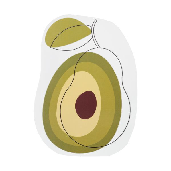 Термотрансфер, 1 шт, М-233 авокадо 15х9.8 см, Gamma M №02