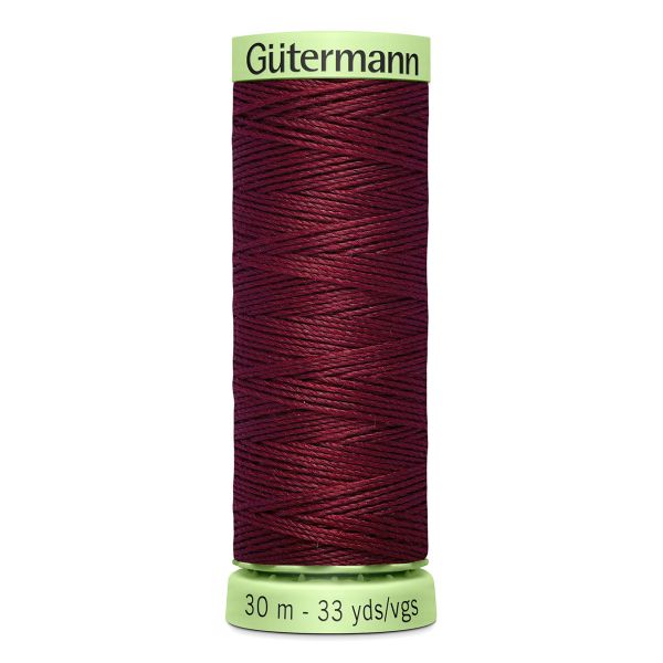 Нитки отделочные Gutermann Top Stitch, 30м, 369 винный, 5 катушек