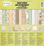 Набор бумаги для скрапбукинга 190 г/м², 30.5х30.5 см, 7 л, 08 Еловый аромат, Mr.Painter PSR-L26