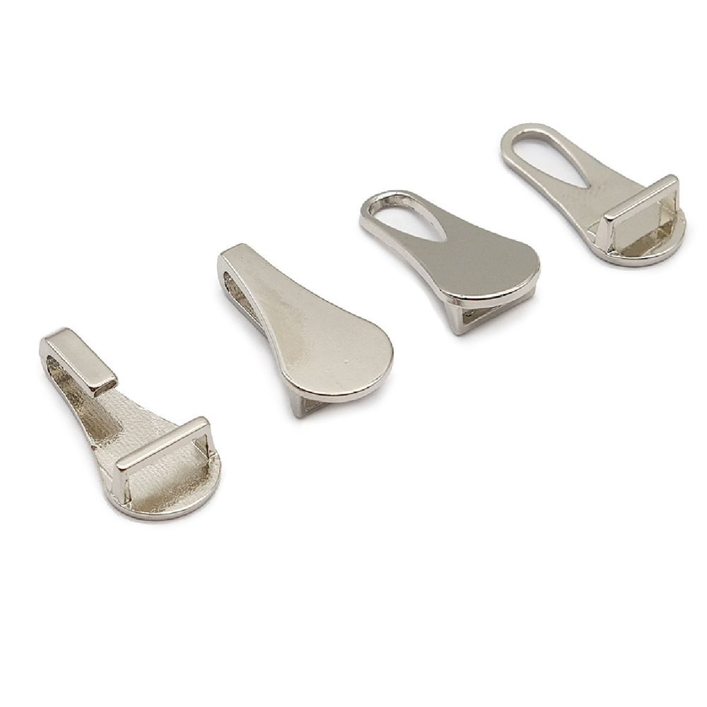 Крючки пришивные декоративные 12.3х47.6 мм, никель, 10 шт