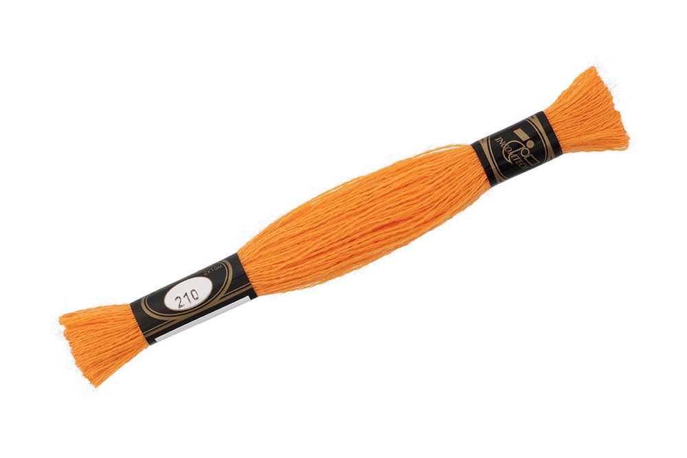 Мулине Радуга, цв.210 абрикосовый, Россия, 8 мотков по 15 метров