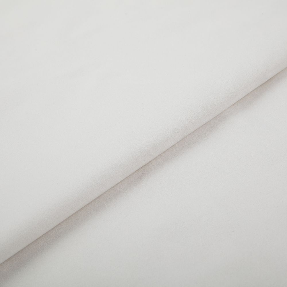 Замша искусственная отрез 35х50 см, 175±5 г/м², 11-0601 white (белый), Peppy Woven Suede