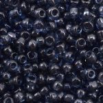 Бисер Astra&Craft 11/0 (2.1 мм), 200 г (10х20 г), цв. 12.2 т.серый прозрачный