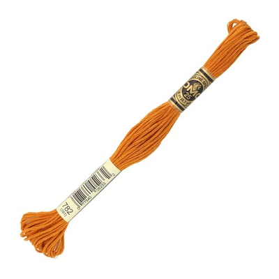 Мулине DMC 117 (782), 12 мотков по 8 метров