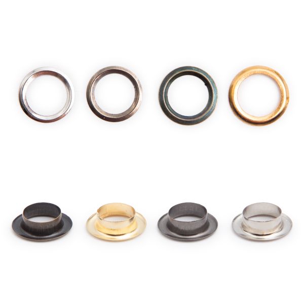 Люверсы с инструм. для устан., 60 компл., ⌀8 мм, мультиколор Hobby&Pro, 100394