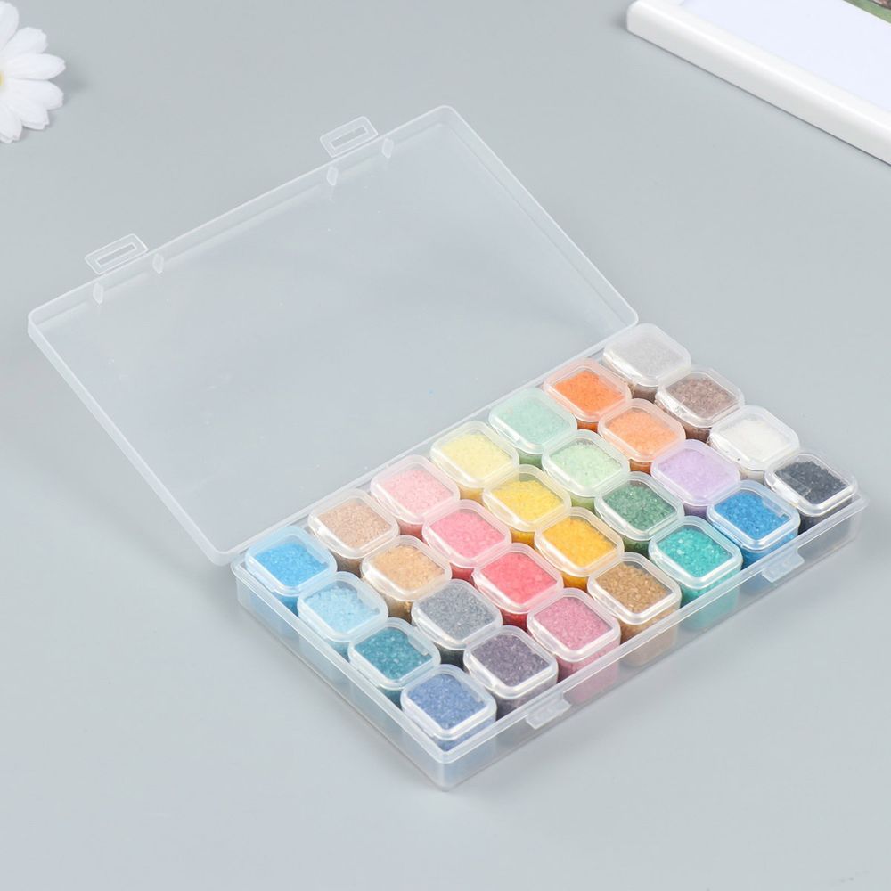 Набор цветного песка в контейнере, 28цв, 11г, п1003