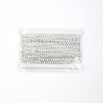 Тесьма отделочная 10 мм / 13.71 метров, TBY 917 цв.серебро