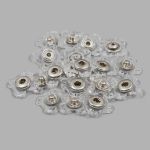 Кнопка пришивная металл ⌀21.0 мм, металл, clear, 10 шт