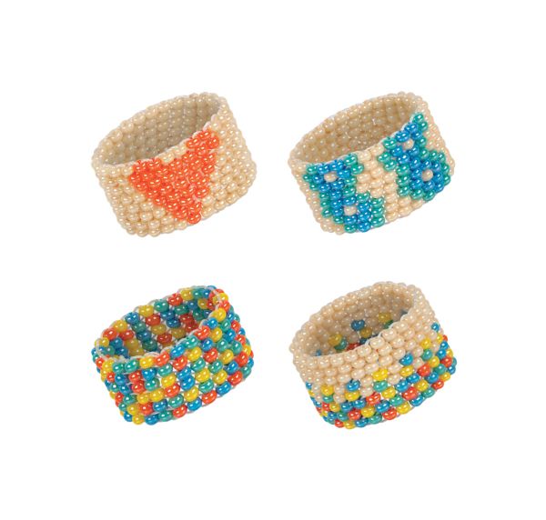 Набор для бисероплетения 11-014 Колечки. Леденцы, 1.3 см, Klart 11-014