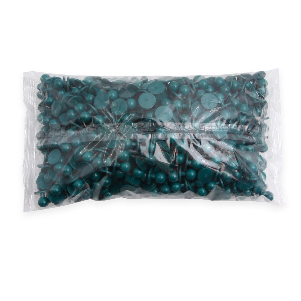 Пукля поварская, цветная, 10 мм (77 зеленый) П-10, 500 шт