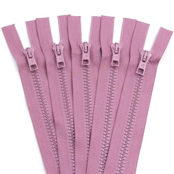 Молния трактор Arta Т6 (6 мм) 2 зам., разъем., 100 см, цв. 100 пыльная роза, уп.5 шт