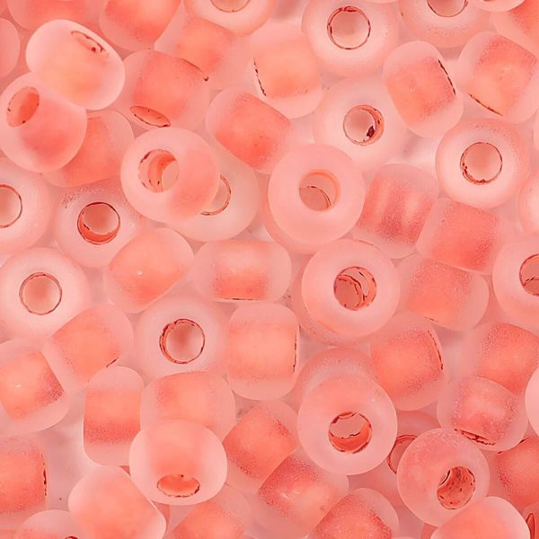 Бисер Preciosa прозрачный матовый с цв. центром 10/0 (2.3 мм), круг.отв., 100 г (5х20 г), (38389-М)331-39001-10/0-38389