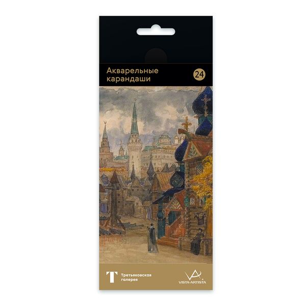 Карандаш акварельный набор заточенный 4х24 цв, 04 Васнецов, Vista-Artista Extra Fine GTG-WPS-24