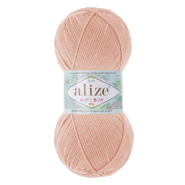 Пряжа Alize (Ализе) Happy Baby New / уп.5 мот. по 100 г, 320м, 382 пудра