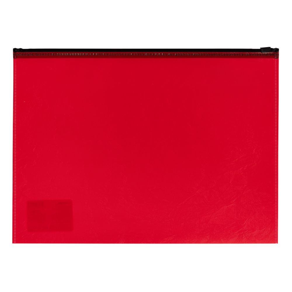 Папка-конверт на ZIP-молнии A4 180 мкм волокно, 10 шт, красный ЕС21123004, Expert Complete ЕС21123004