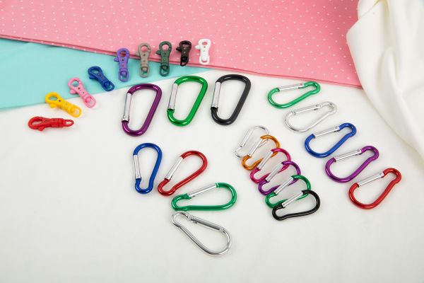 Карабин металл 20.0 мм (58х27 мм), 10 шт, 04 никель, Gamma GH 120/25/10