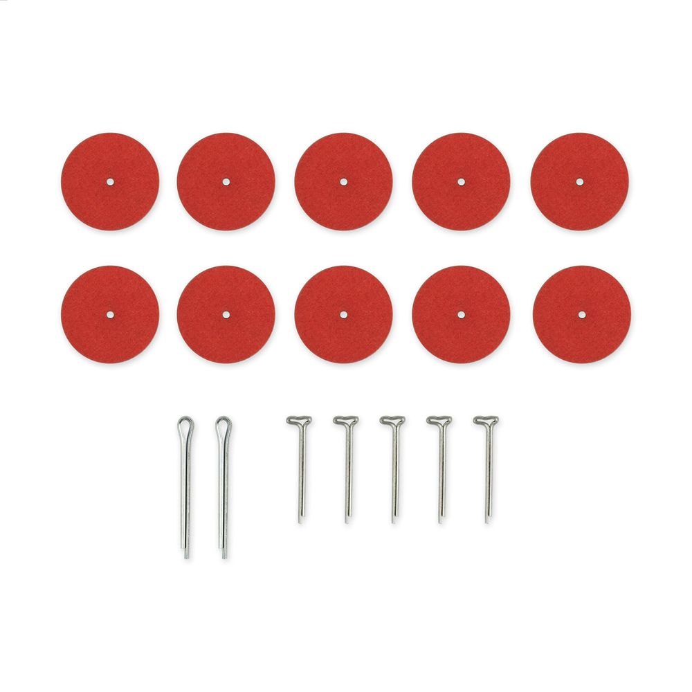 Набор креплений для суставов мишек Тедди фибра ⌀30 мм, 5 шт, NCF-30, HobbyBe NCF-30