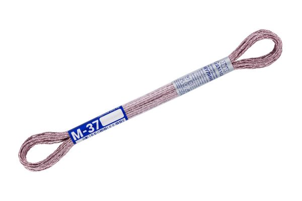 Мулине Gamma полиэстер 100%, цв.М-37 розовый, 12 мотков по 6 метров