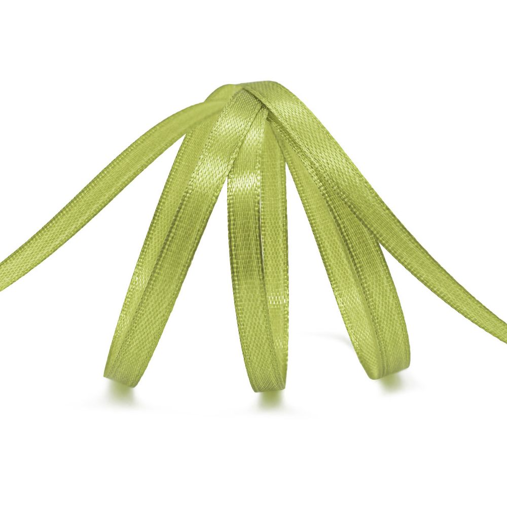 Лента атласная 1-сторонняя 6.0 мм / 22.86±1 метров, 118 оливковый, Globus