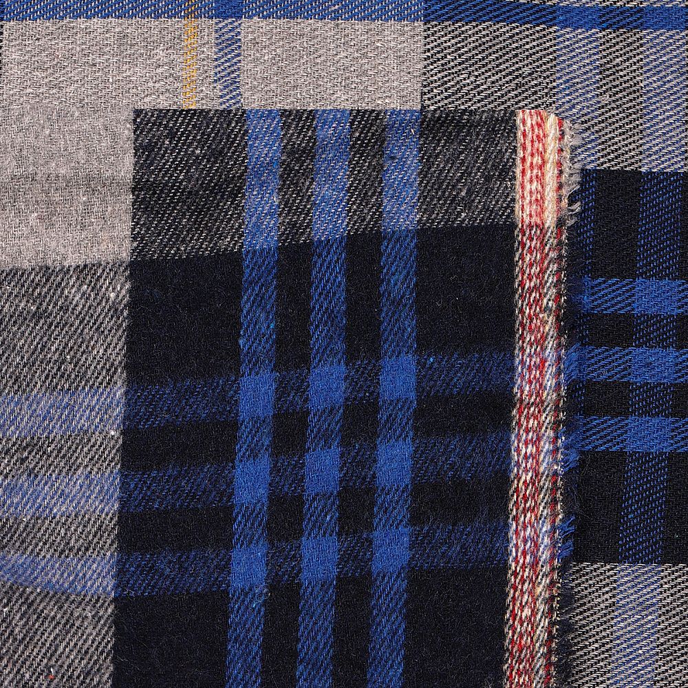 Фланель рубашечная 150 г/м², 150 см / 2 метра, TBY.Fl.T390.2, цв.390 синий