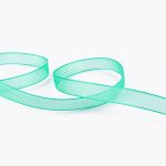 Лента капроновая (органза) 10.0 мм / 22.8±1 метра, 081 изумрудный, Blitz OR-10