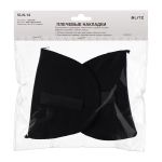 Плечевые накладки (подплечники) втачные на липучке 100х160х14 мм, 1 пара, VLN-14, №02 черные, Blitz VLN-14