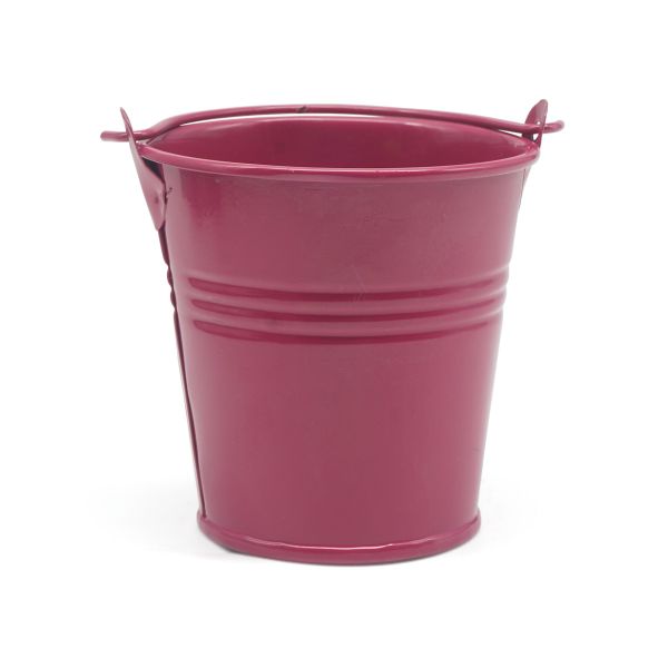 Ведерко окрашенное 7*7см (фуксия) AR004