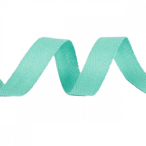 Тесьма (лента) киперная (100 х/б) 13 мм / 50 метров, 2,41 г/п.м., 12.2С-253К.13.818 цв.св.бирюзовый