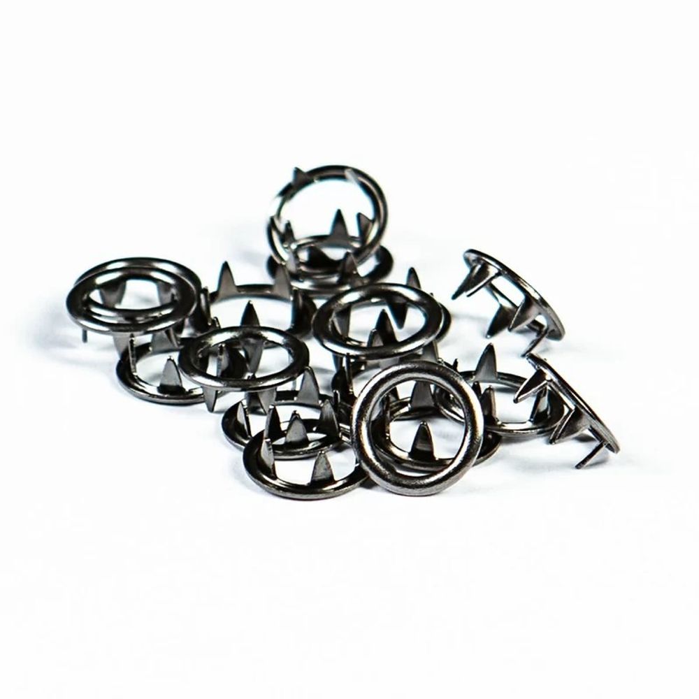 Часть кнопки рубашечной ⌀11 мм (A, D-части), черн. никель, 100 шт, BIG