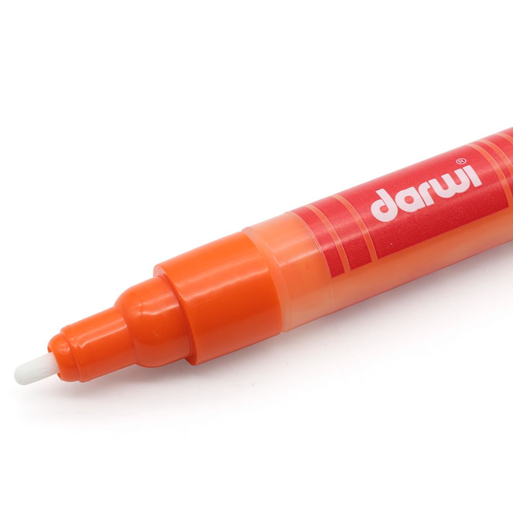 Маркер для кожи Darwi Leather, 2 мм, 752 оранжевый