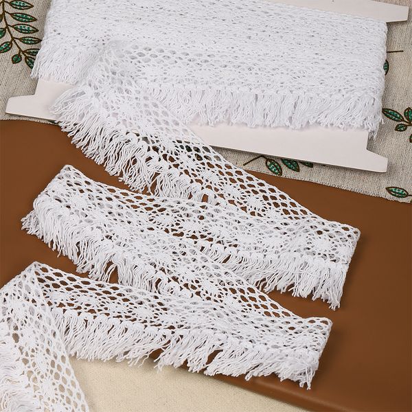 Бахрома отделочная 45.0 мм / 3 метра, арт.2454, цв.белый