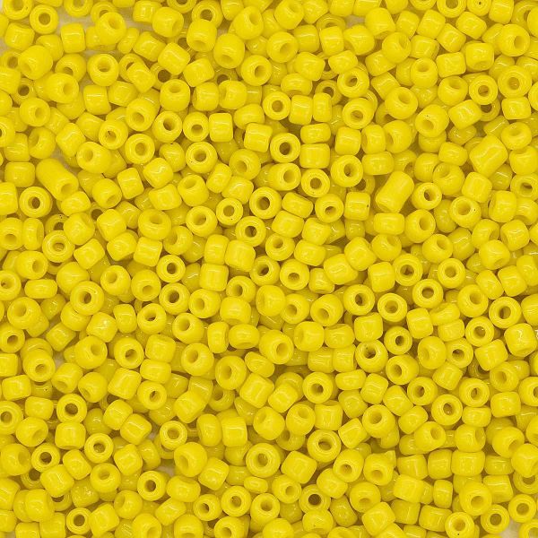 Бисер Astra&Craft 11/0 (2.1 мм), 200 г (10х20 г), цв. 42 желтый/непрозрачный