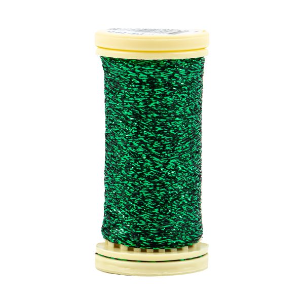Мулине Gamma металлик M 5 мотков по 50 метров, M-146 черный/зеленый, Gamma BRILL